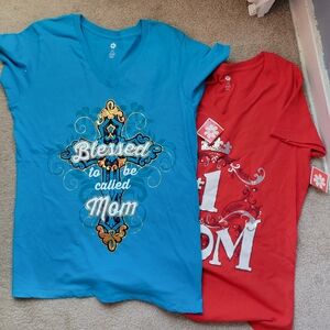 2NWT Mom Tee shirts.